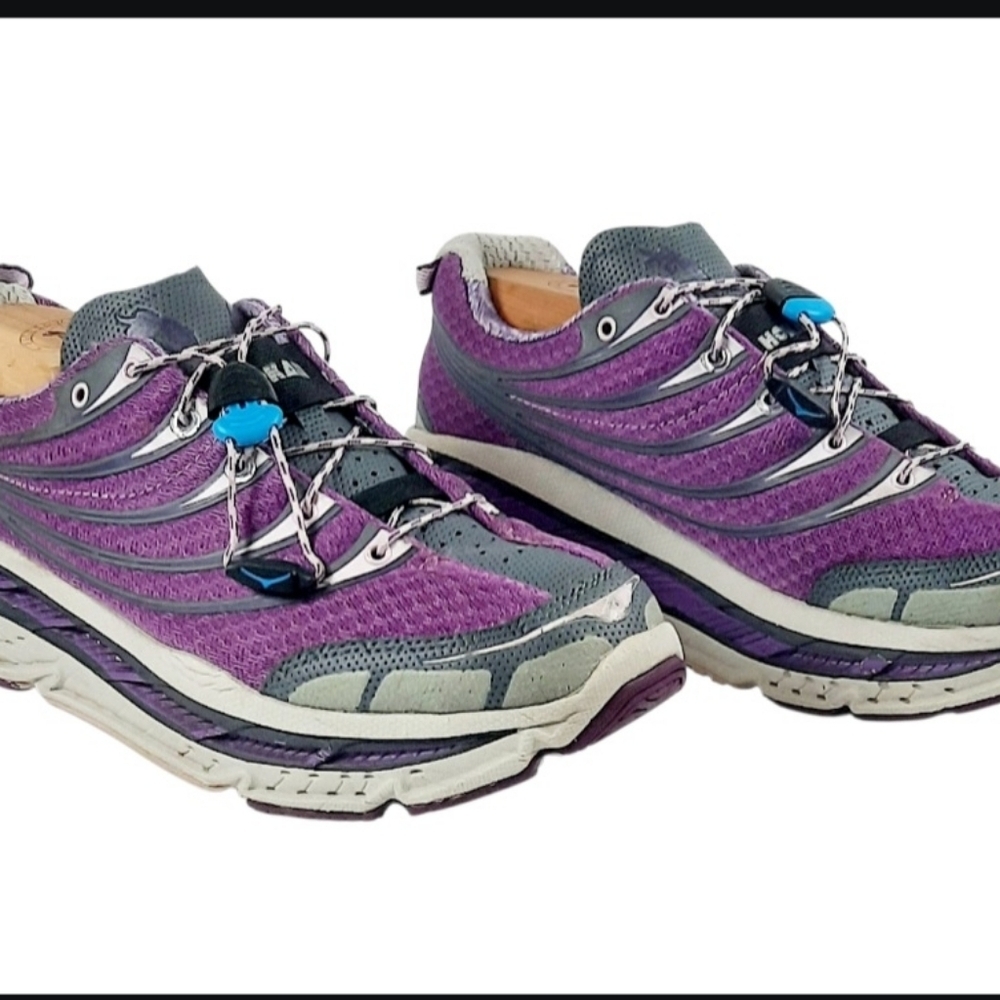 Hoka One One Womens Stinson Tarmac 20609-019 Trail Running Shoes Sneakers 8.5 - Picture 4 of 5